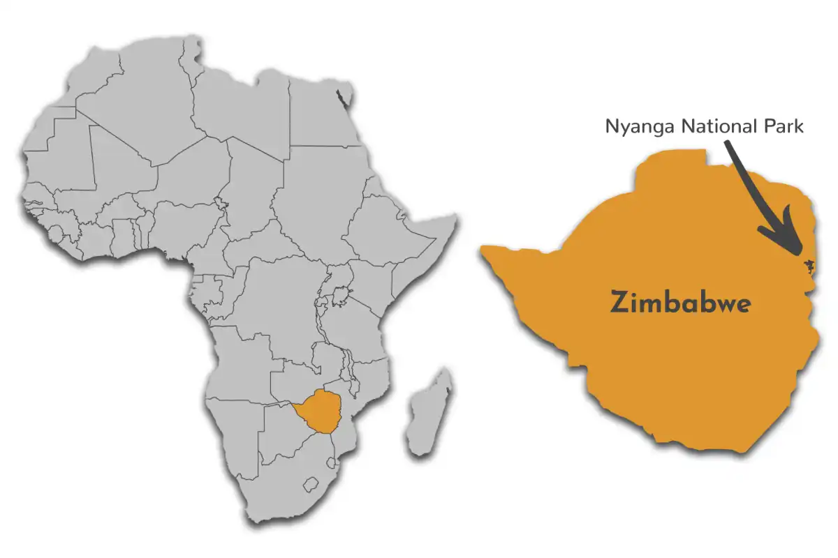 Nyungwe National Park map